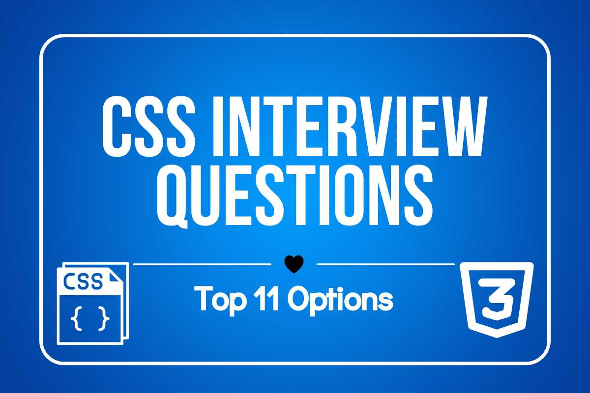 CSS Interview Questions